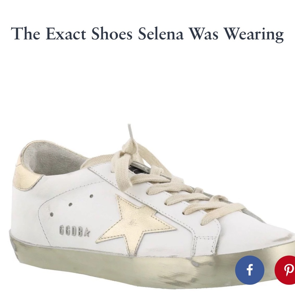 Golden goose 7 as seen on Selena Gomez